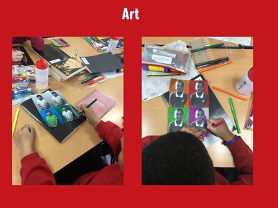Image of Curriculum - Art - Andy Warhol Style Selfies