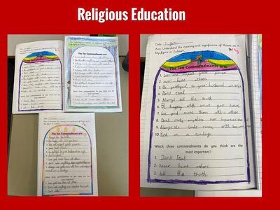 Image of Curriculum - Religious Education - The 10 Commandments
