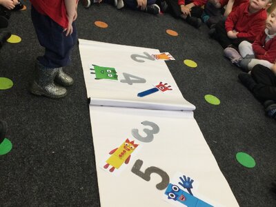 Image of Reception (Class 1) - Maths - Numbers 1 to 5