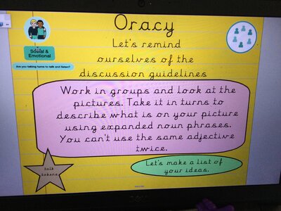 Image of Year 1 (Class 4) - Oracy - Expanded Nouns