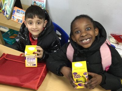 Image of Year 2 (Class 5) - Easter Egg Donations