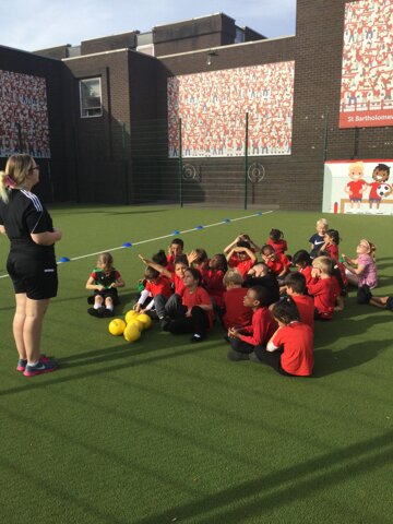 Image of Year 1 (Class 3) - P.E - Chest Passing