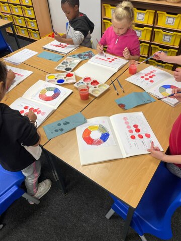 Image of Year 2 - Art - Colour Mixing