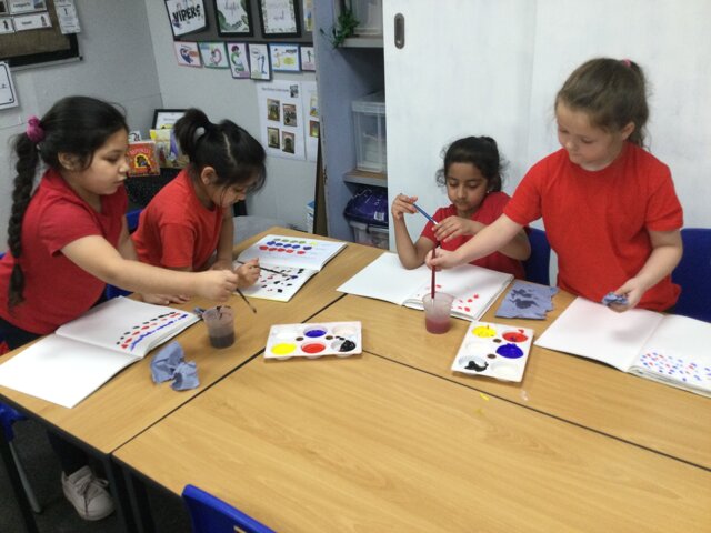 Image of Year 2 (Class 6) - Art - Colour Mixing Skills