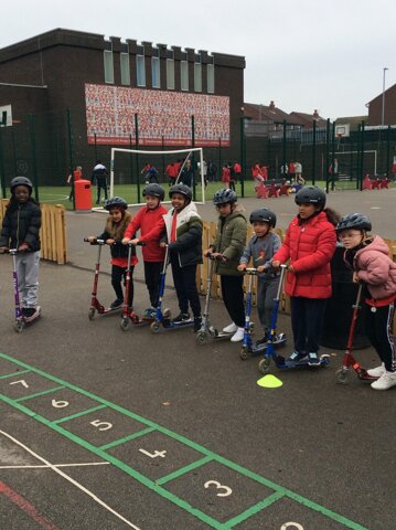 Image of Year 3 (Class 9) - Scooter Training