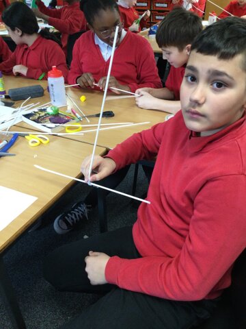 Image of Year 6 (Class 17) - Design Technology - Straws & Structure