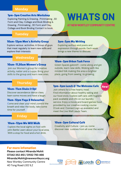 Image of New Wortley Community Centre Sessions
